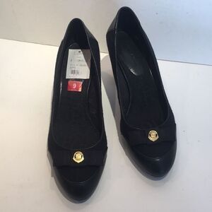 Etienne Aigner Black High Heel Shoes - Size 9